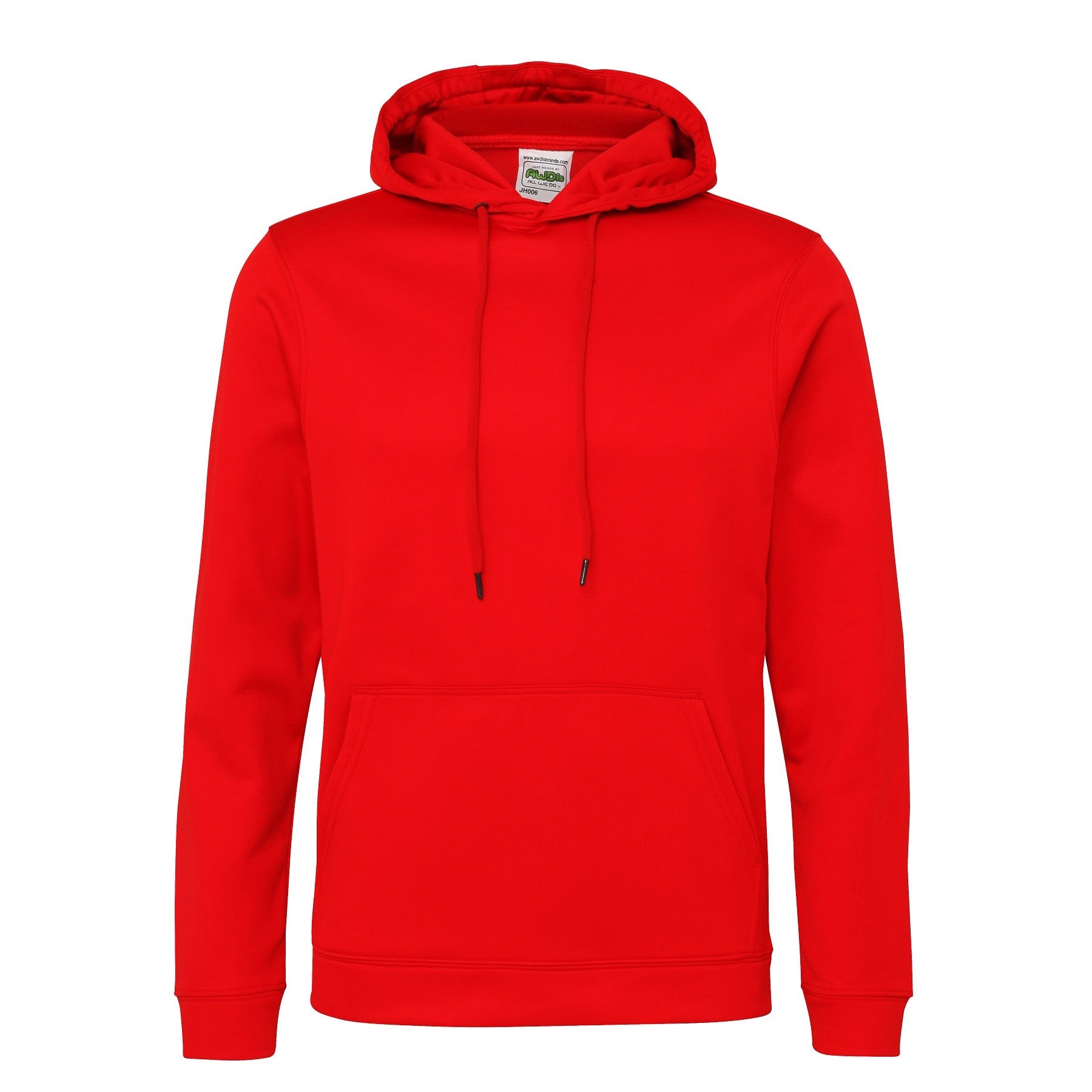 Sports Polyester Hoodie | FIRE RED
