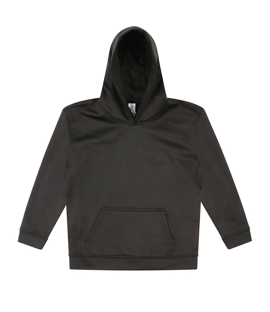 Kids Sports Polyester Hoodie | JET BLACK