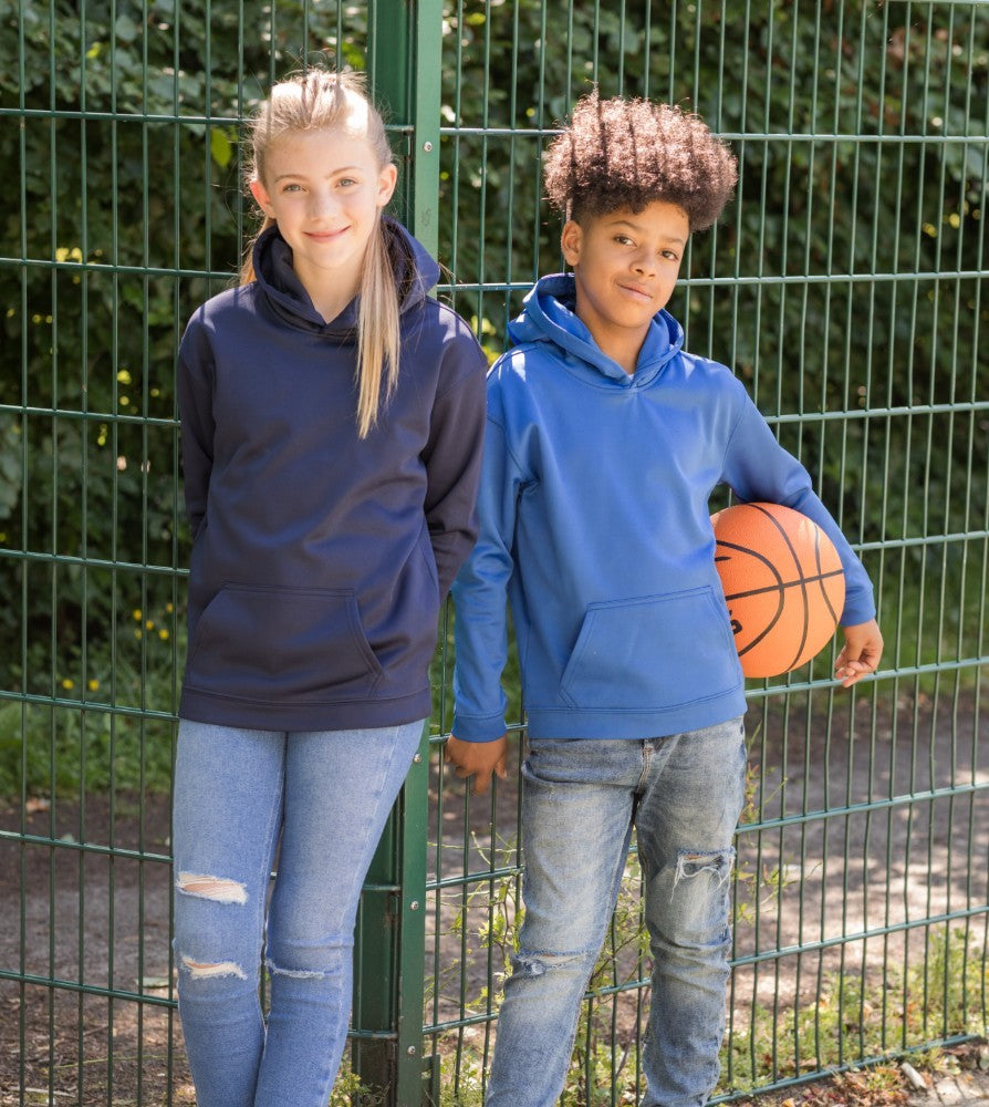 Kids Sports Polyester Hoodie | OXFORD NAVY