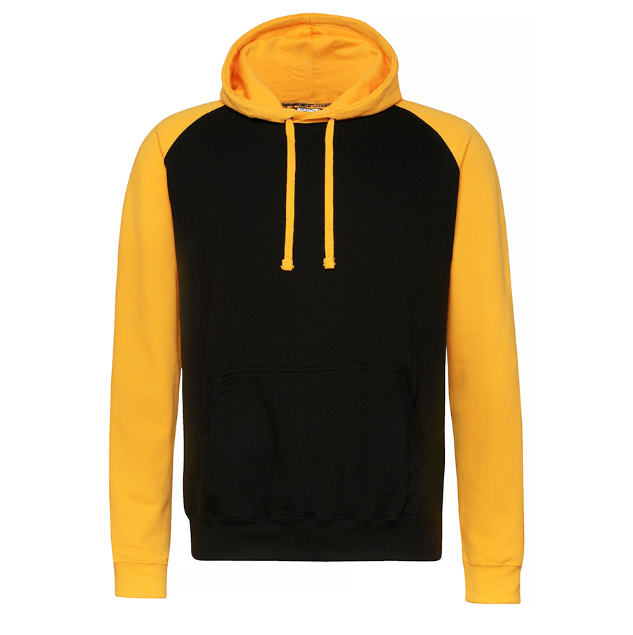Baseball Hoodie | JET BLACK/GOLD