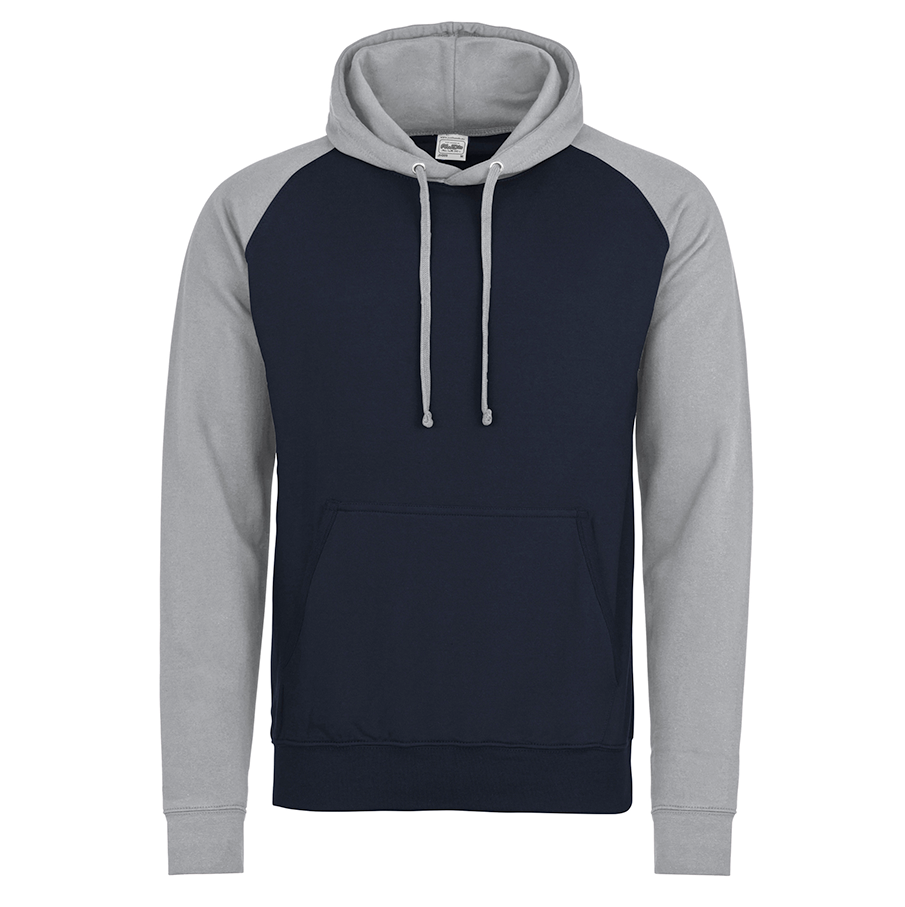 Baseball Hoodie | OXFORD NAVY/HEATHER GREY