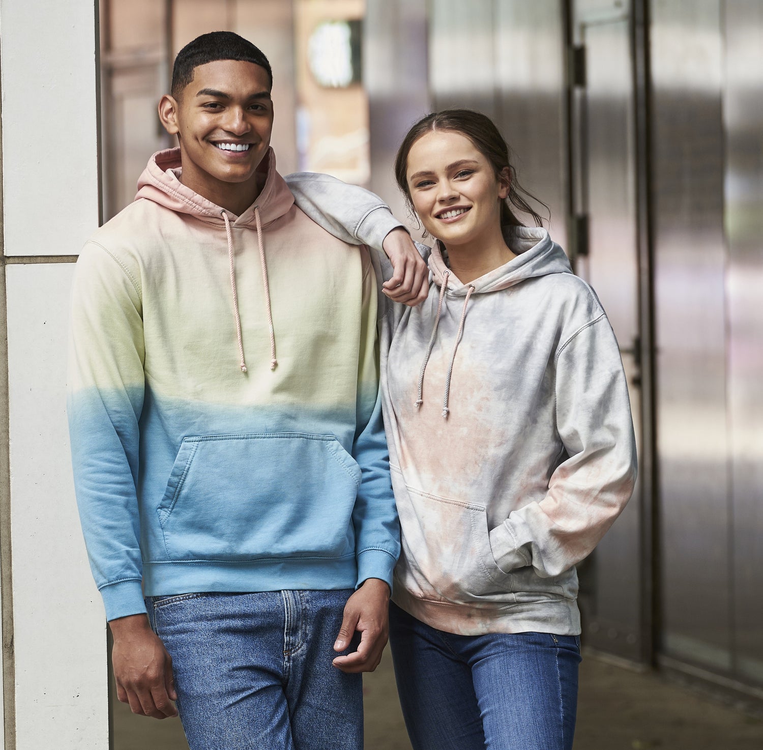 Tie-Dye Hoodie | PASTEL SUNSET DIP