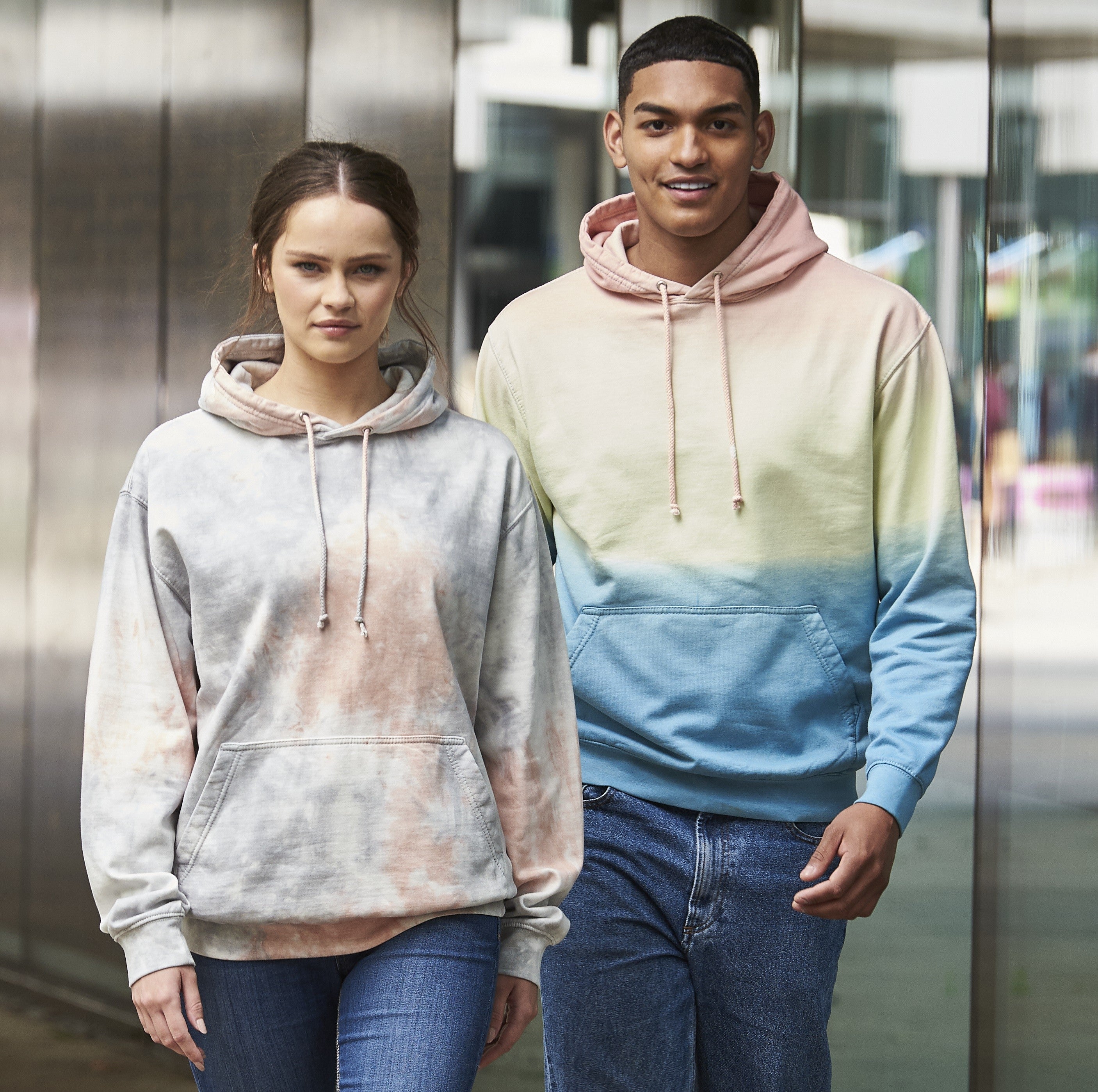 Tie-Dye Hoodie | PASTEL SUNSET DIP