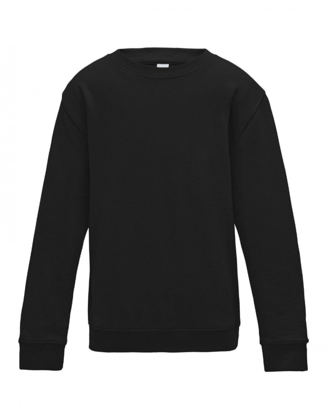 Kids AWDis Sweatshirt | JET BLACK