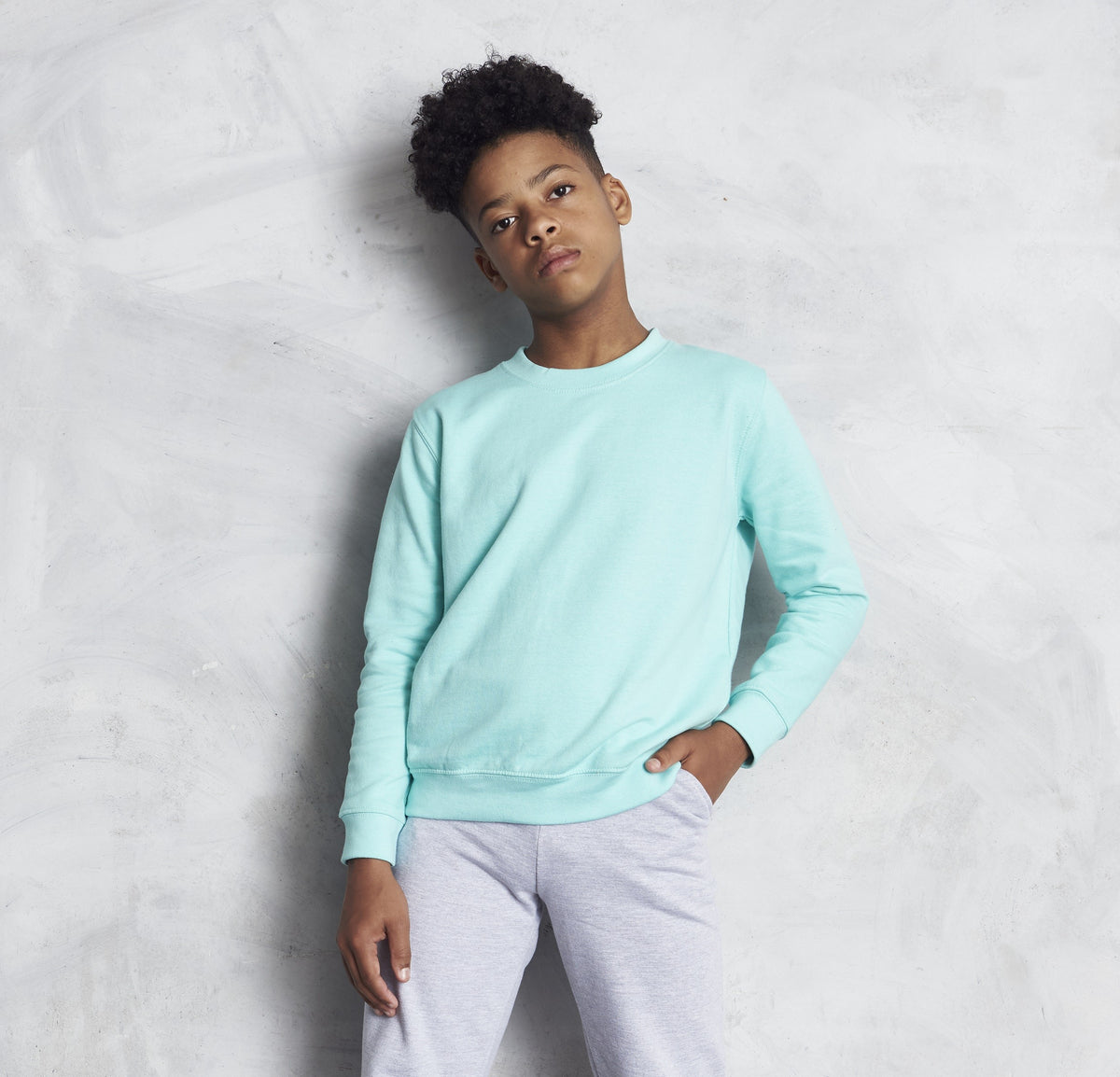Kids AWDis Sweatshirt | DESERT SAND