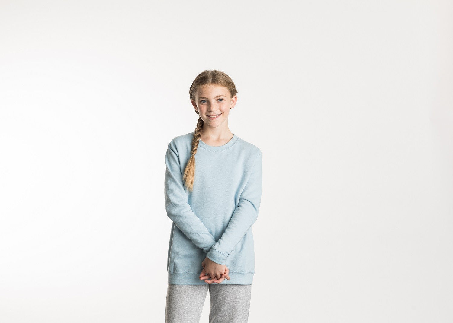 Kids AWDis Sweatshirt | MUSTARD