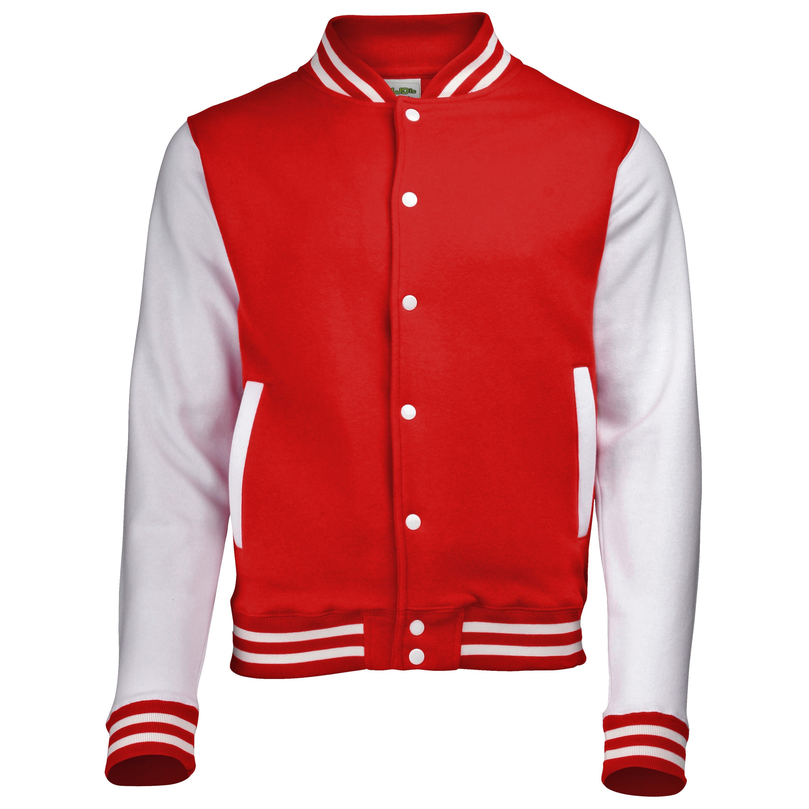 Varsity Jacket | FIRE RED/ARCTIC WHITE