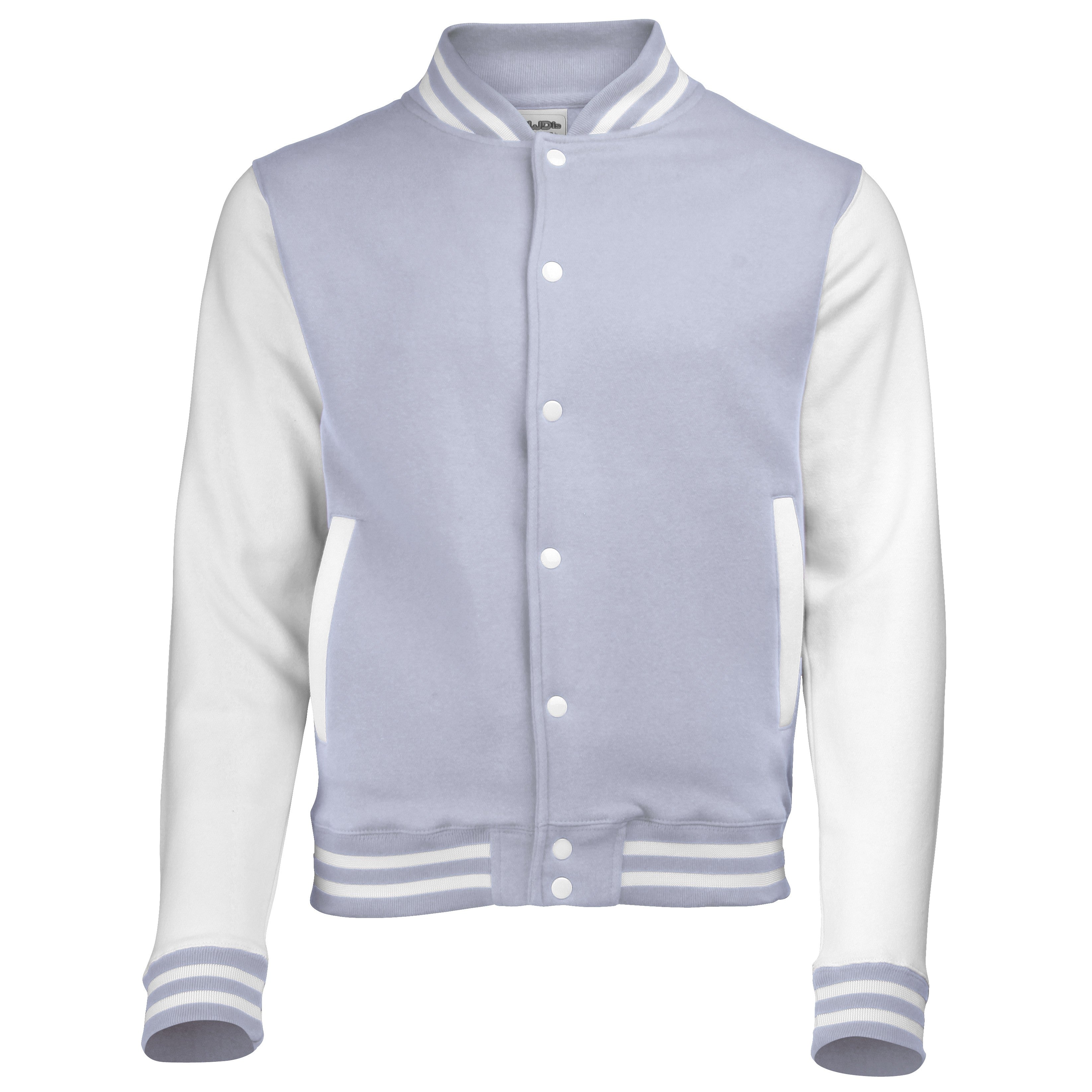 Varsity Jacket | HEATHER GREY/ARCTIC WHITE