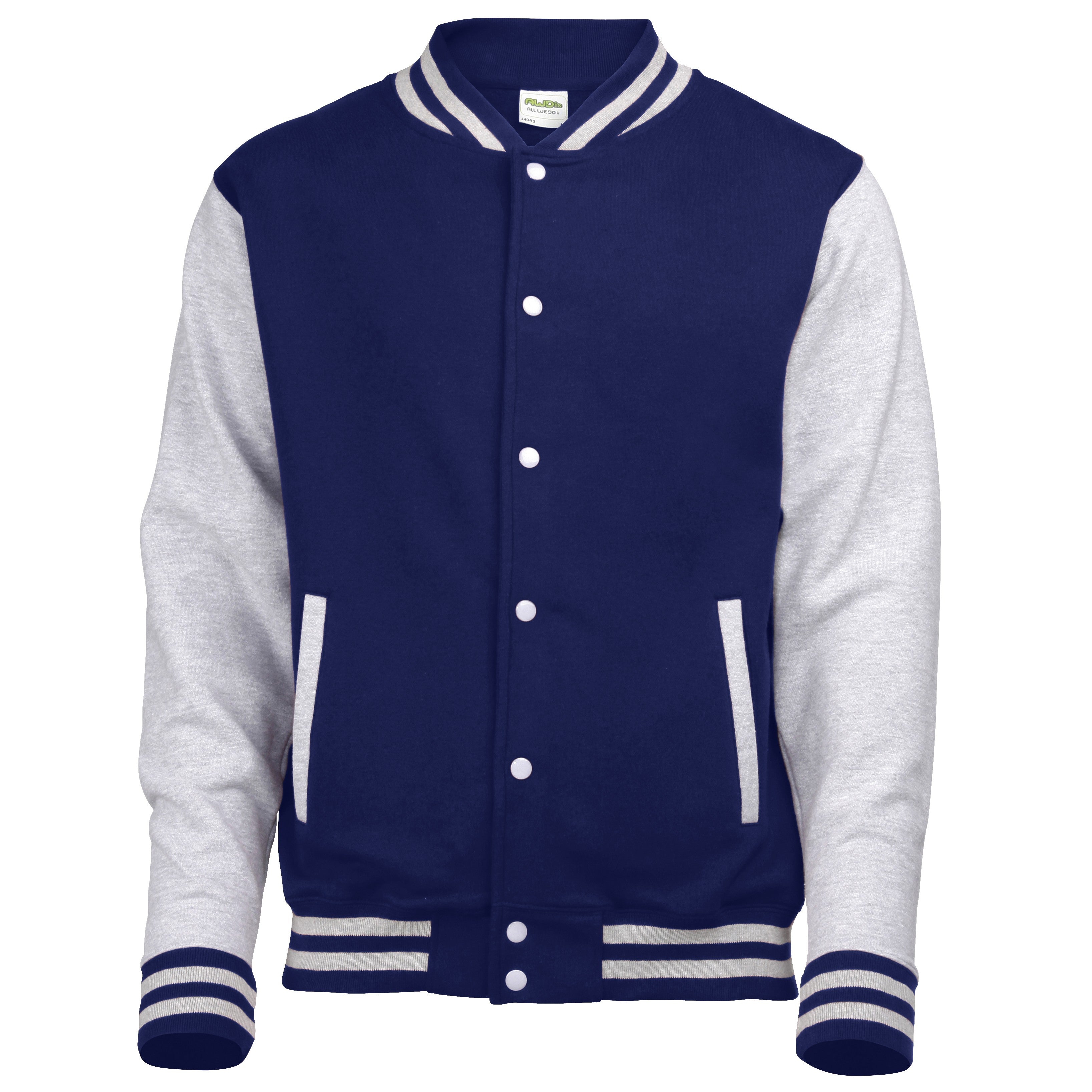 Varsity Jacket | OXFORD NAVY/HEATHER GREY