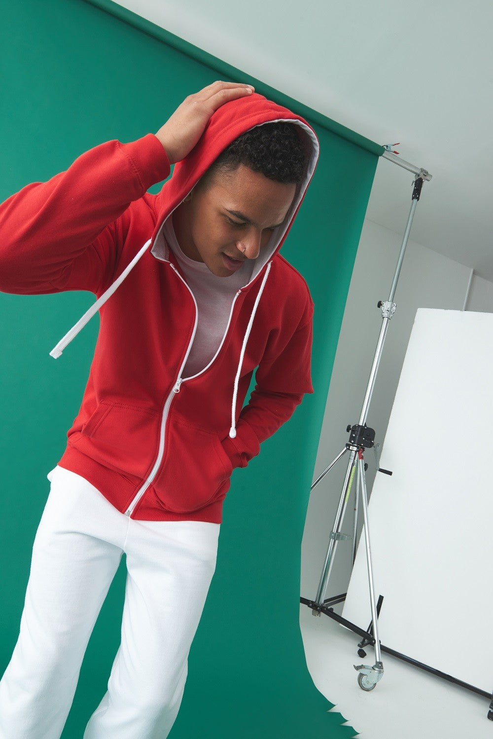 Varsity Zoodie | NEW FRENCH NAVY/FIRE RED