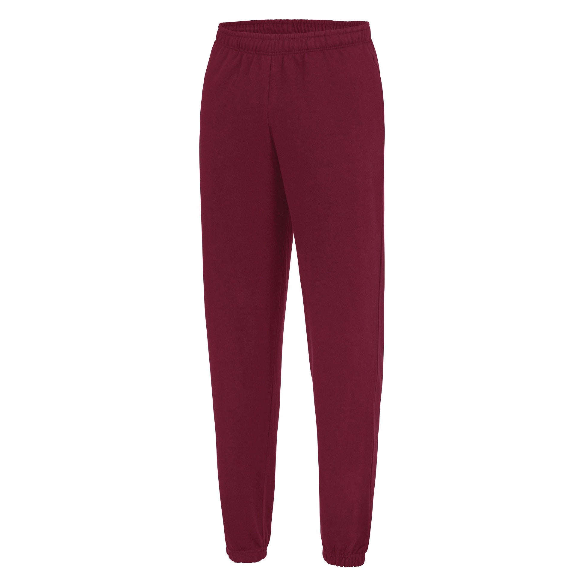 College Cuffed Sweatpants | BURGUNDY