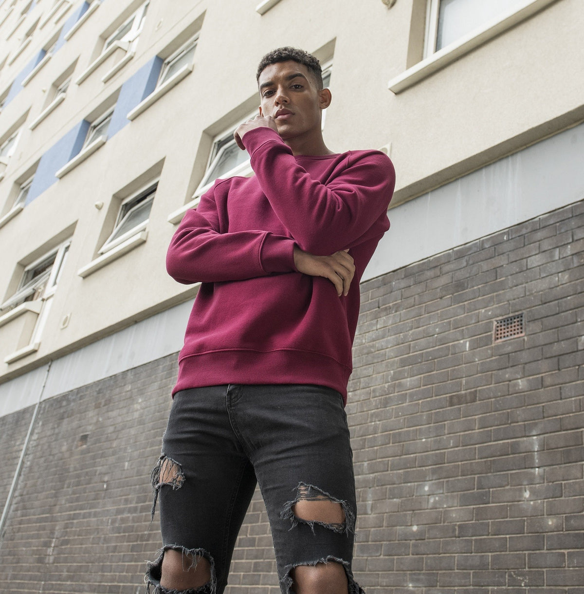 Graduate Heavyweight Sweatshirt | BURGUNDY