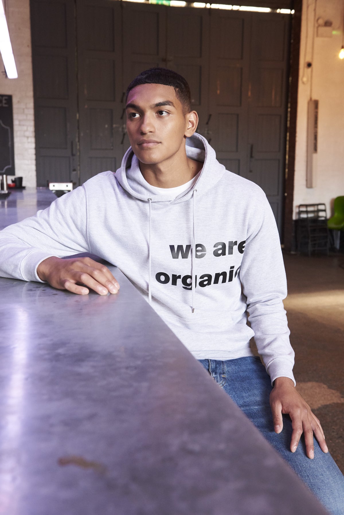 Organic Hoodie | HEATHER GREY