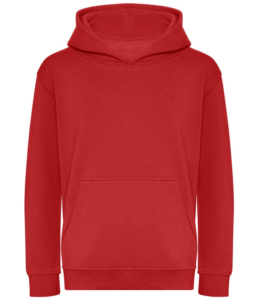 Kids Organic Hoodie | FIRE RED