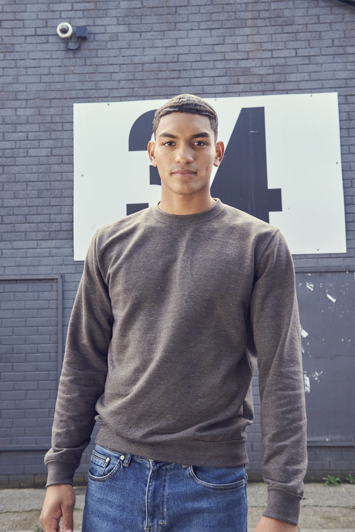 Organic Sweatshirt | FIRE RED