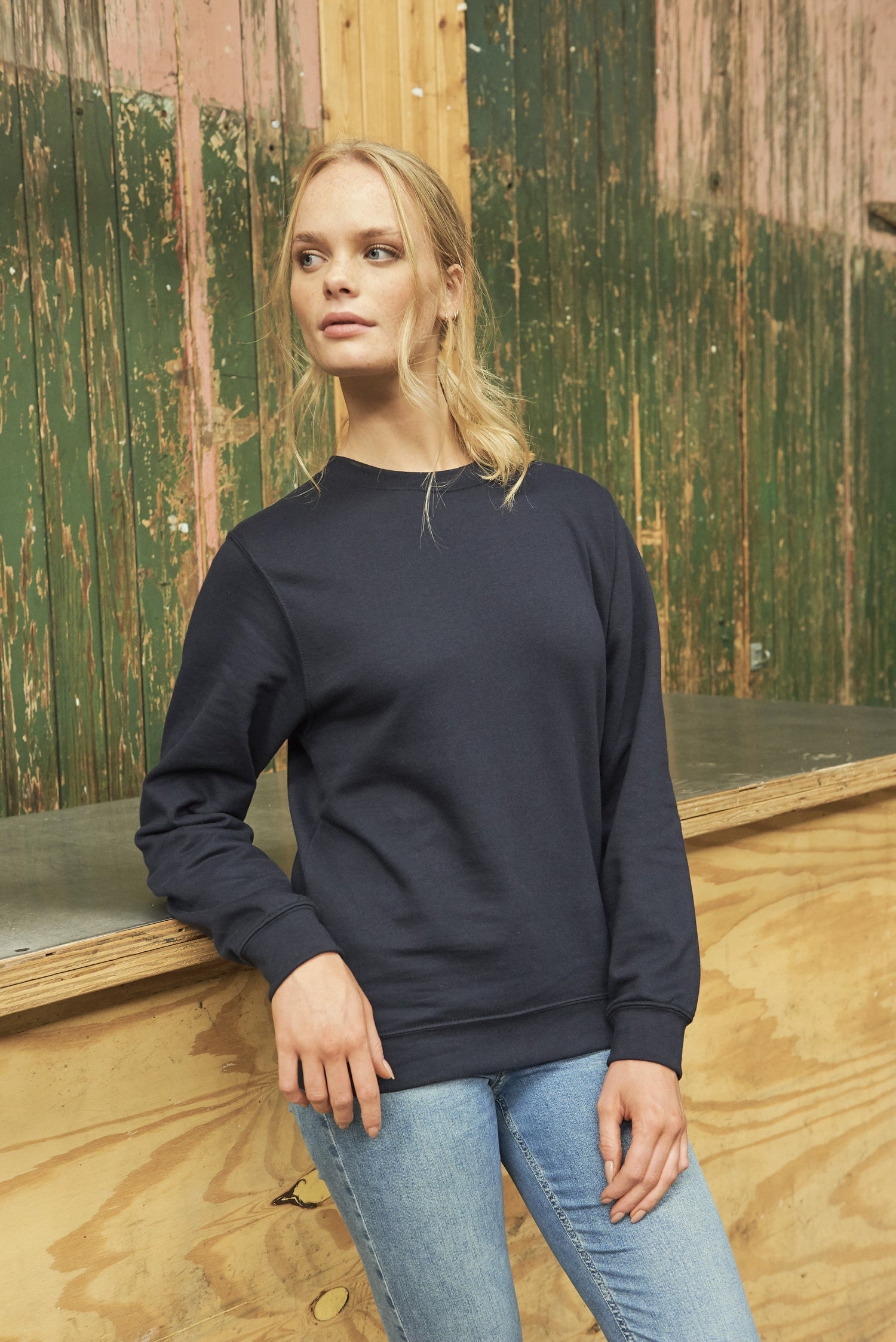 Organic Sweatshirt | BOTTLE GREEN