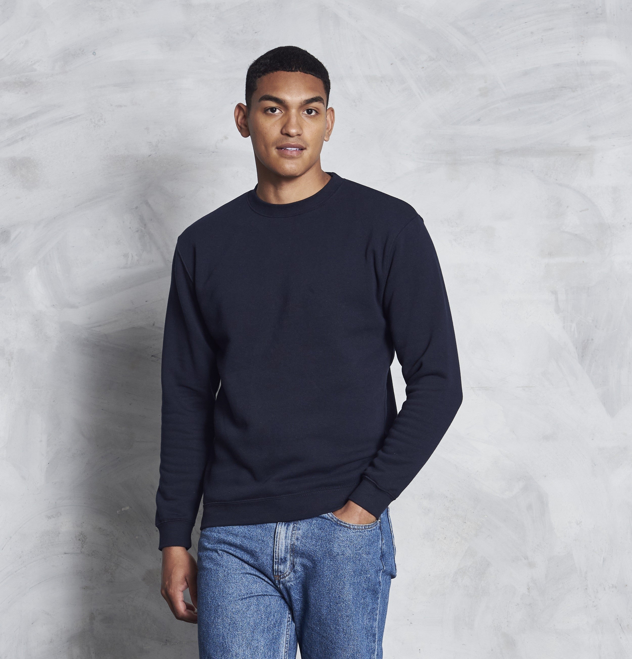 Organic Sweatshirt | DEEP BLACK