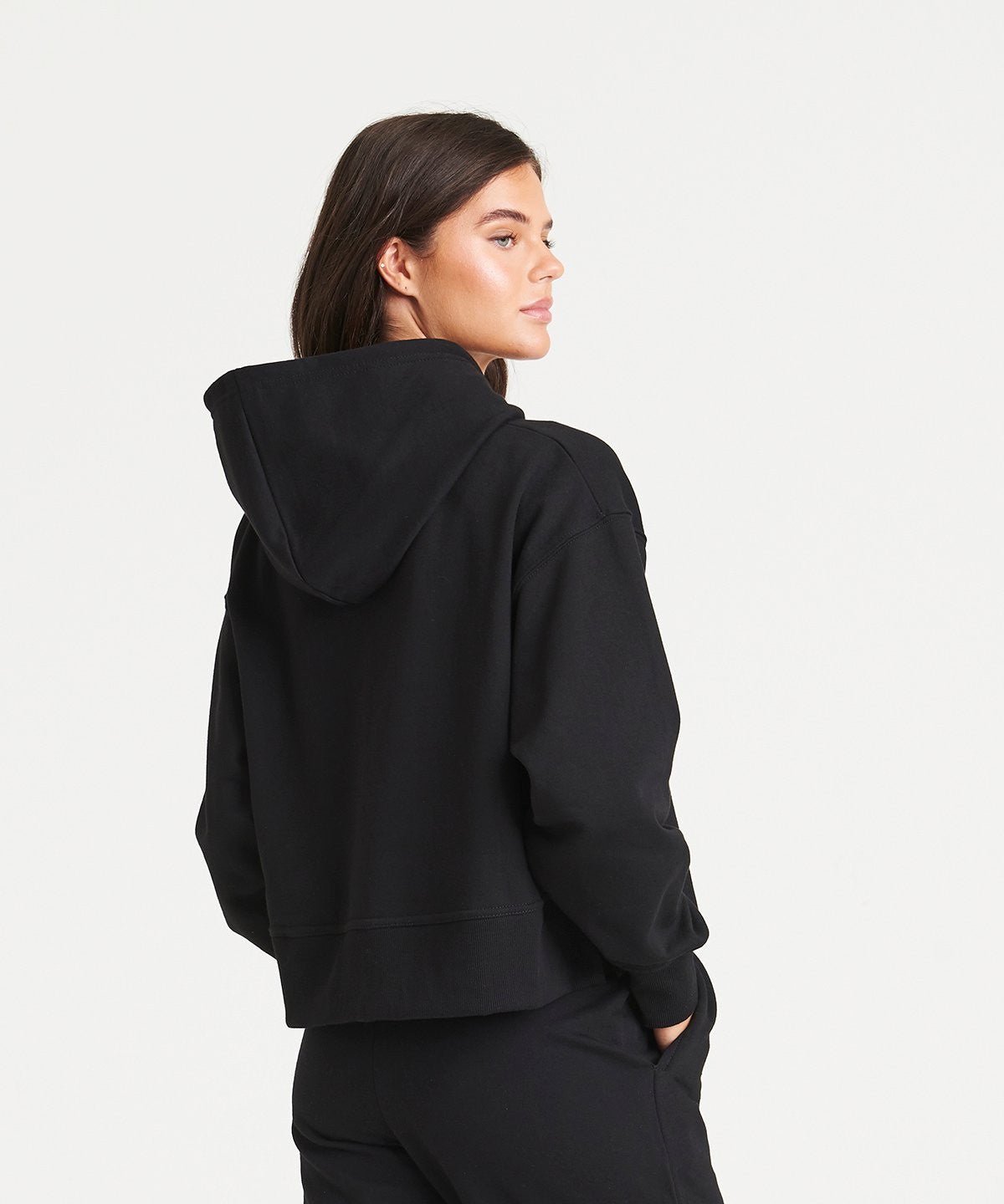 Ladies Relaxed Hoodie | HEATHER GREY