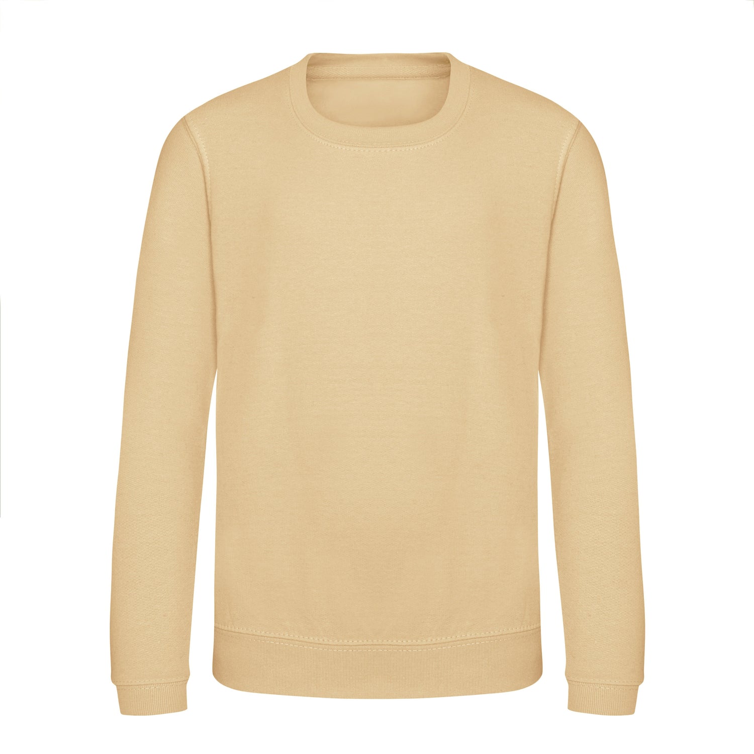 Kids AWDis Sweatshirt | DESERT SAND