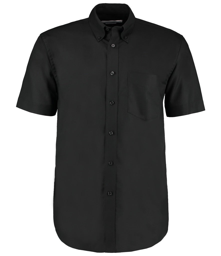 Workwear Short Sleeve Oxford Shirt | BLACK