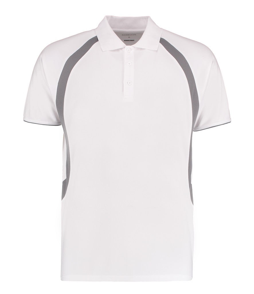 Mens Cooltex Riviera Polo Shirt | WHITE/GREY