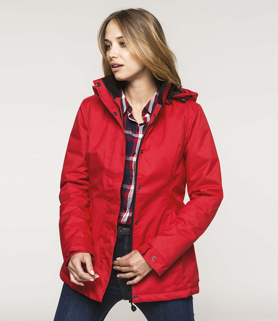 Ladies Parka Jacket | RED