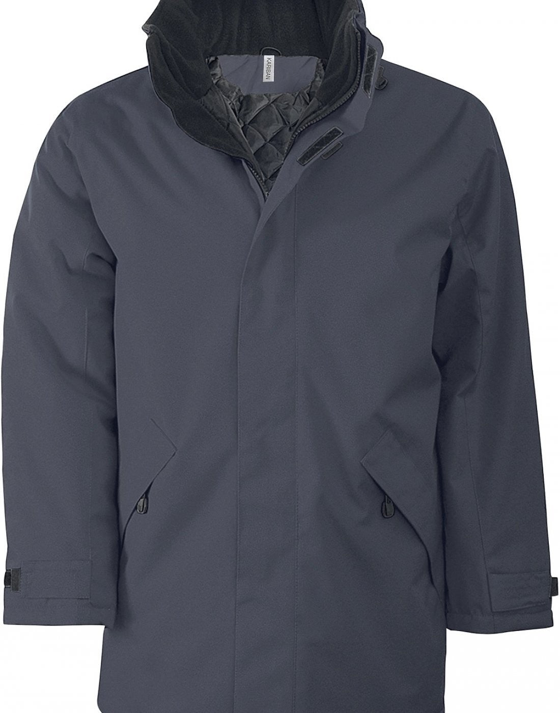 Padded Parka Jacket | CONVOY GREY