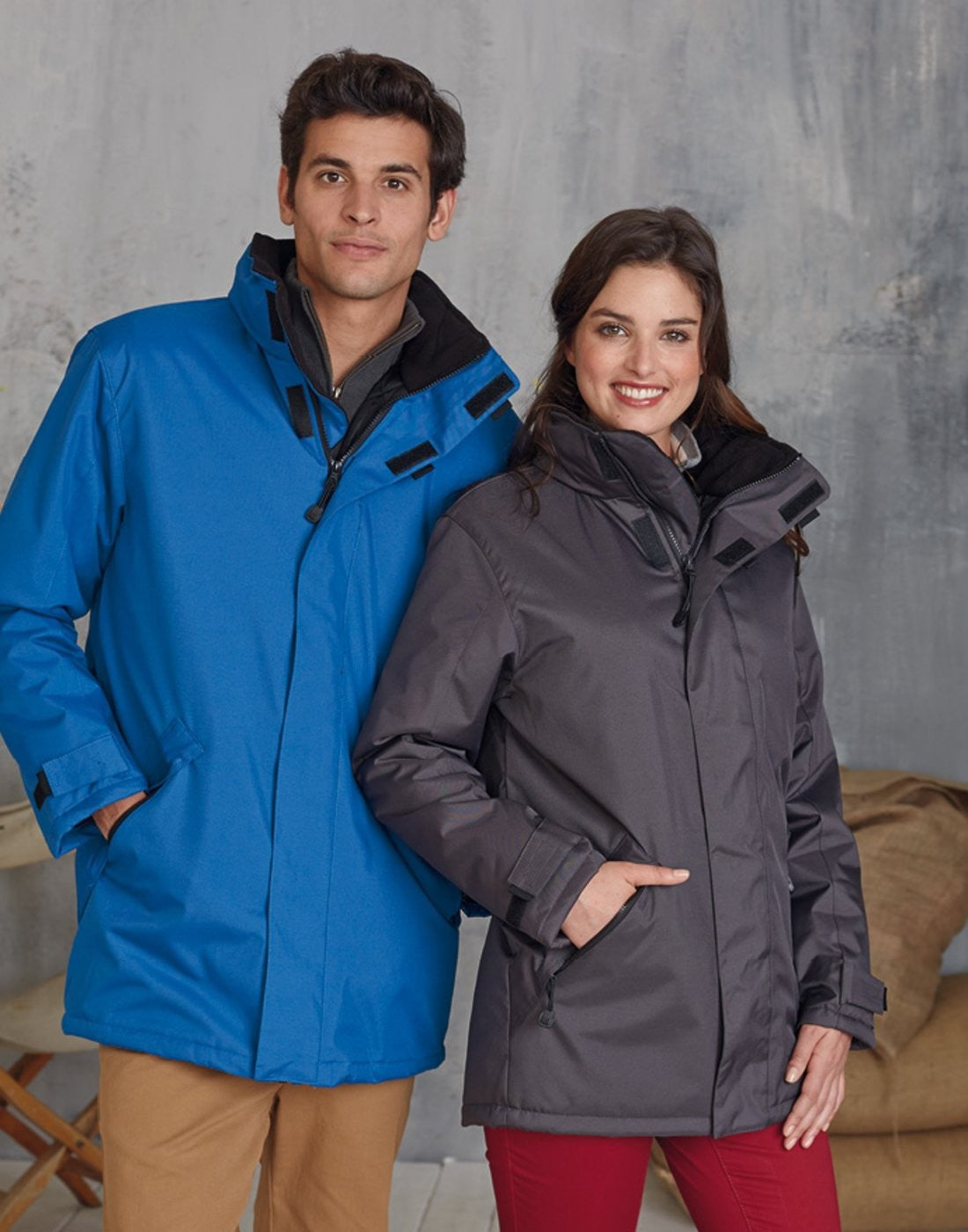 Padded Parka Jacket | CONVOY GREY