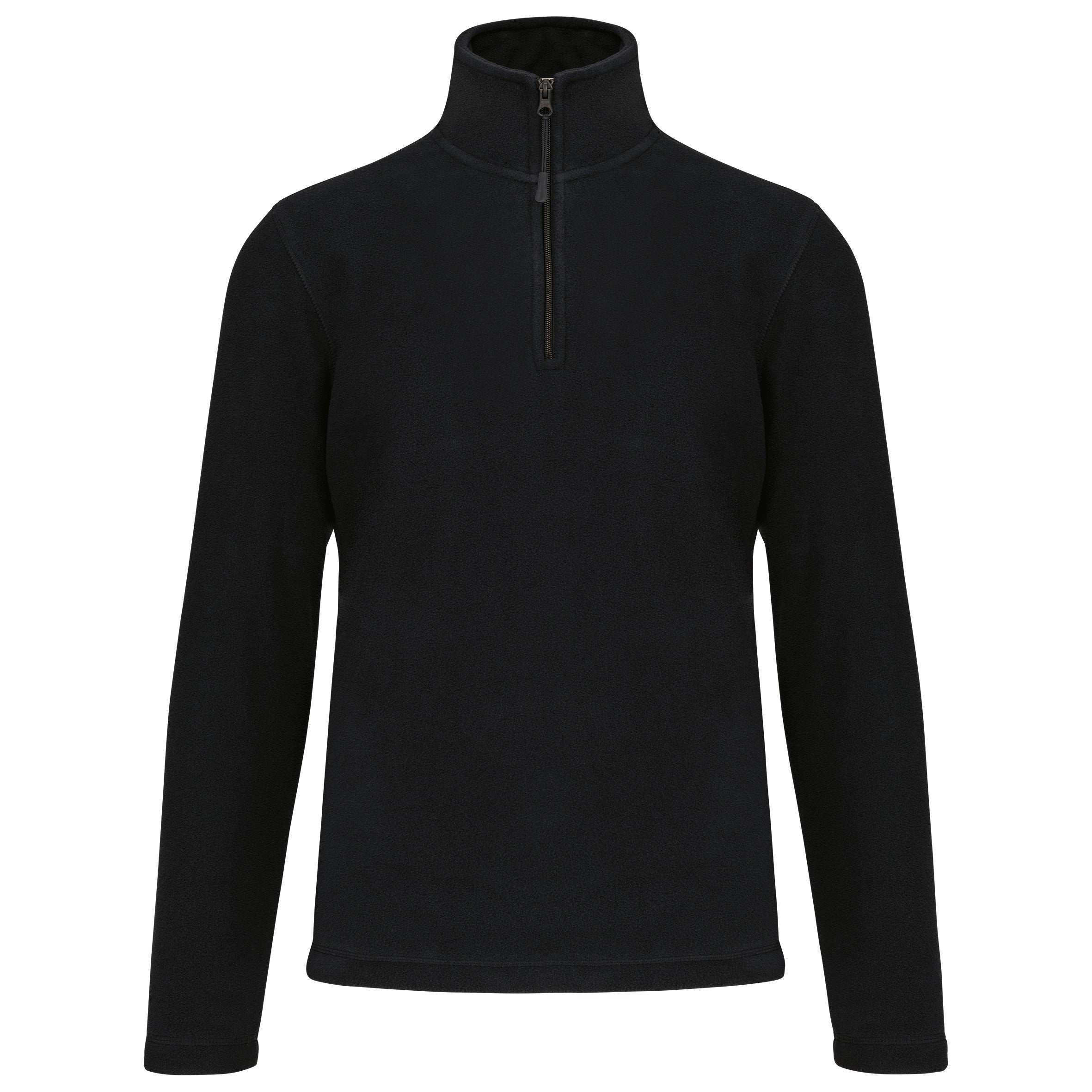 Enzo Quarter Zip Fleece | BLACK
