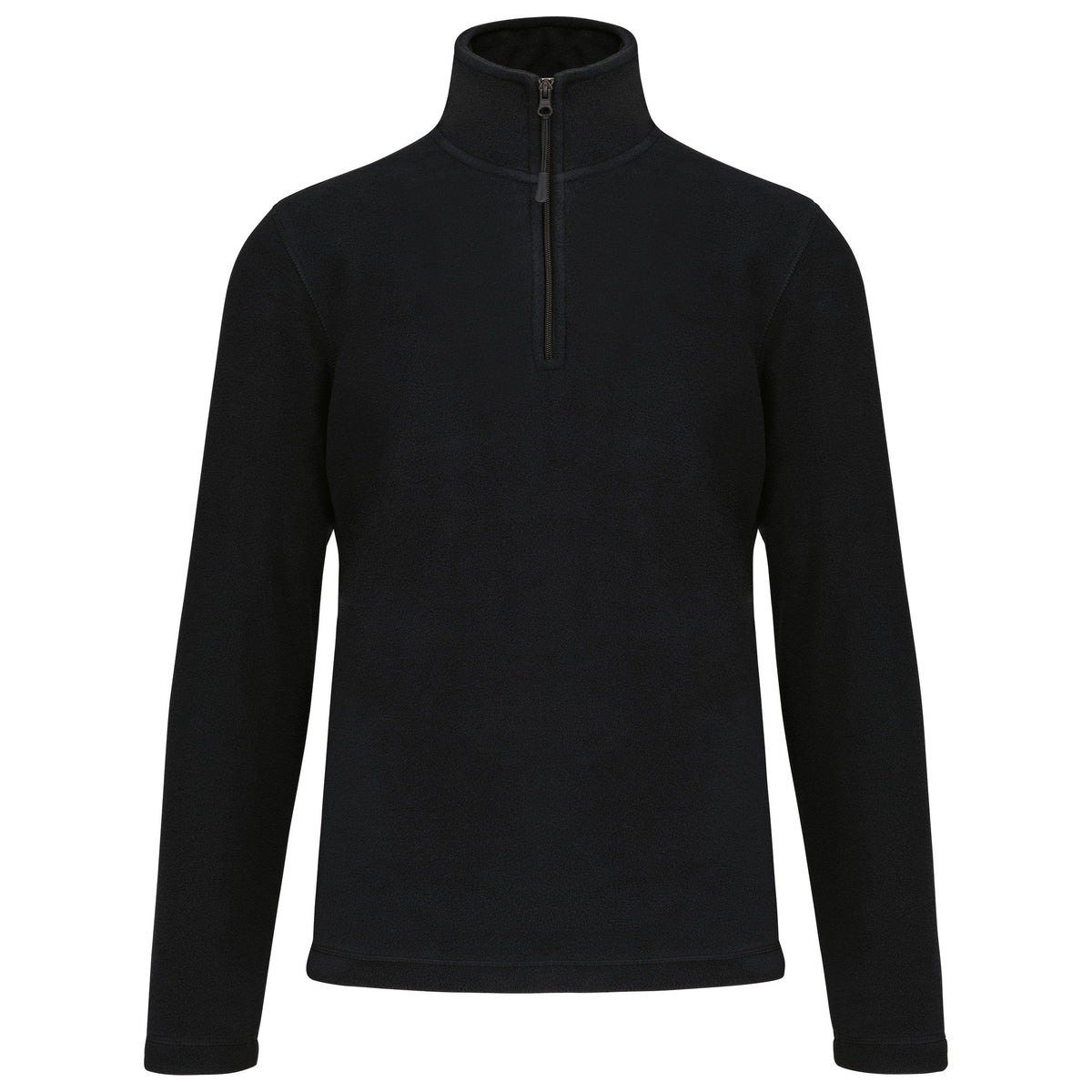 Enzo Quarter Zip Fleece | BLACK
