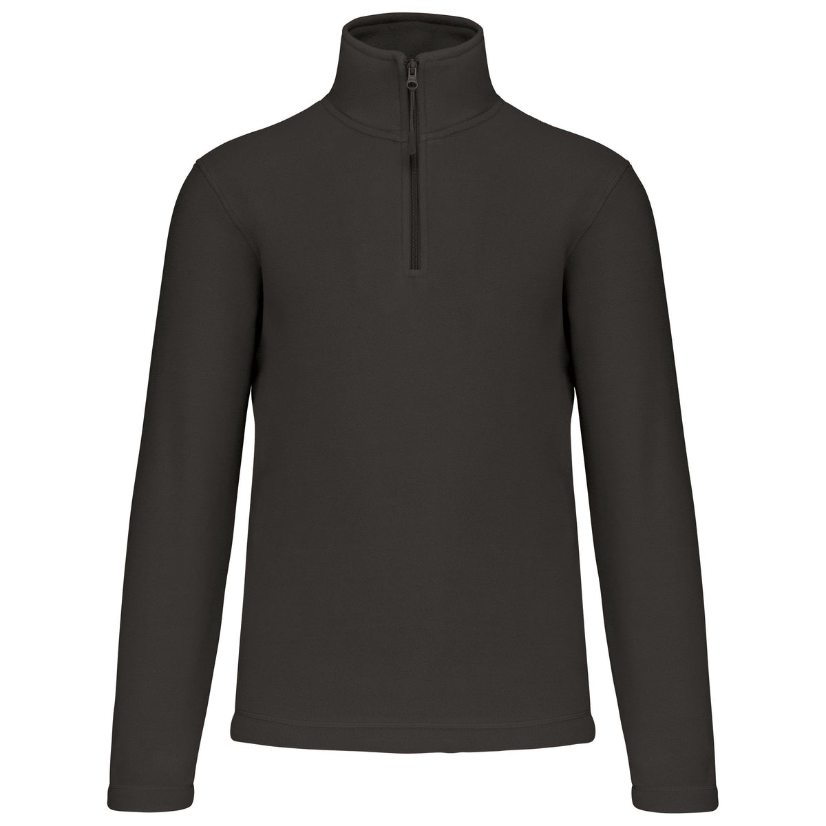 Enzo Quarter Zip Fleece | DARK GREY