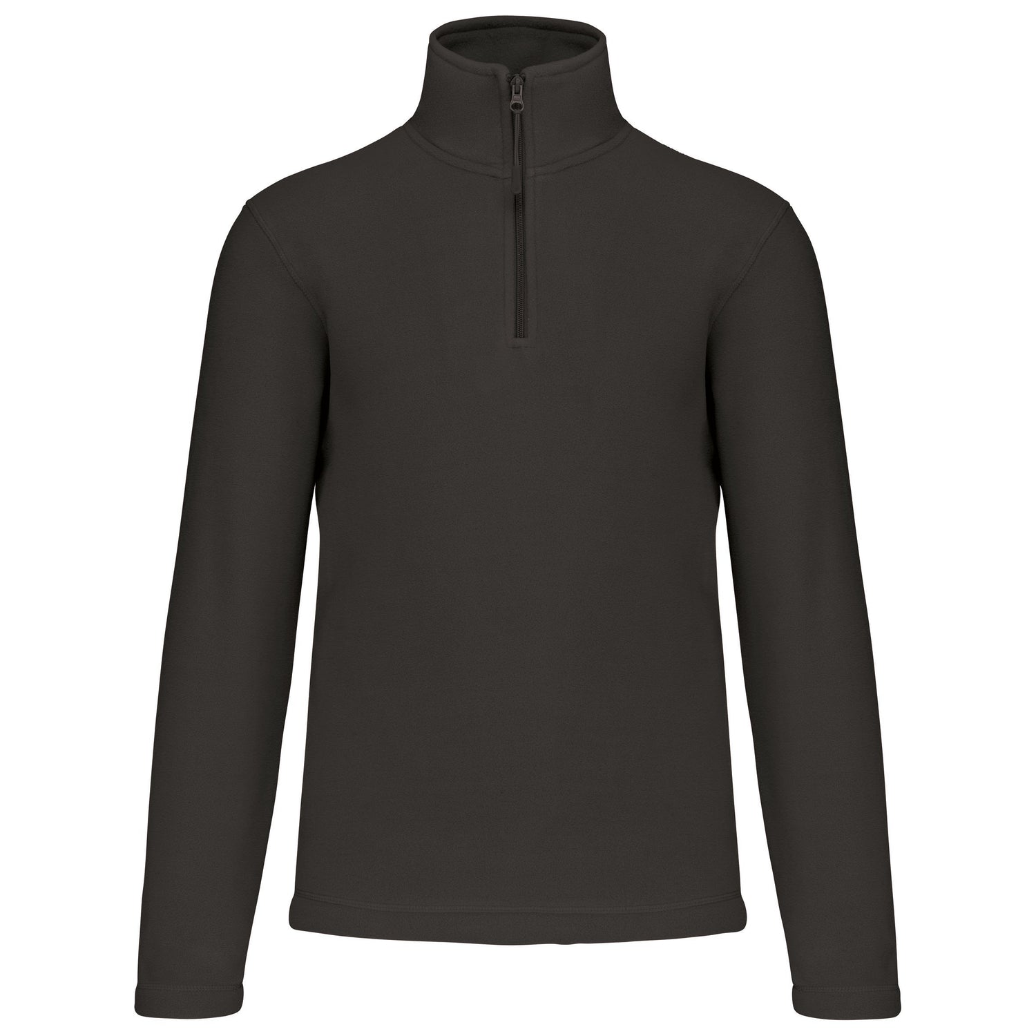 Enzo Quarter Zip Fleece | DARK GREY