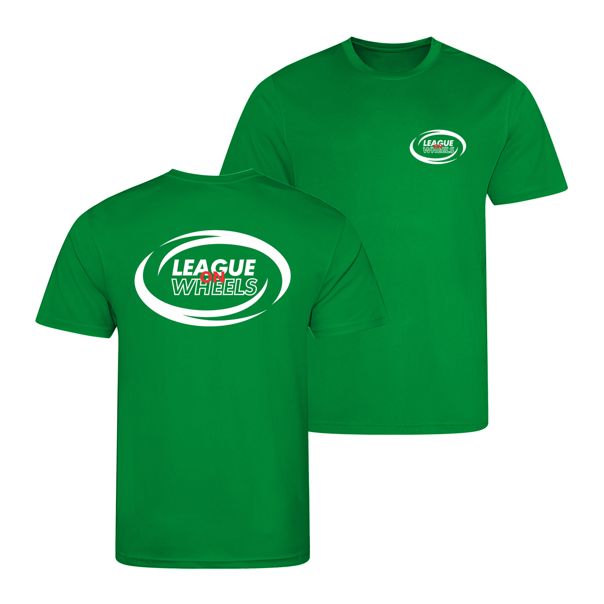 League on Wheels Kids T-Shirt | KELLY GREEN