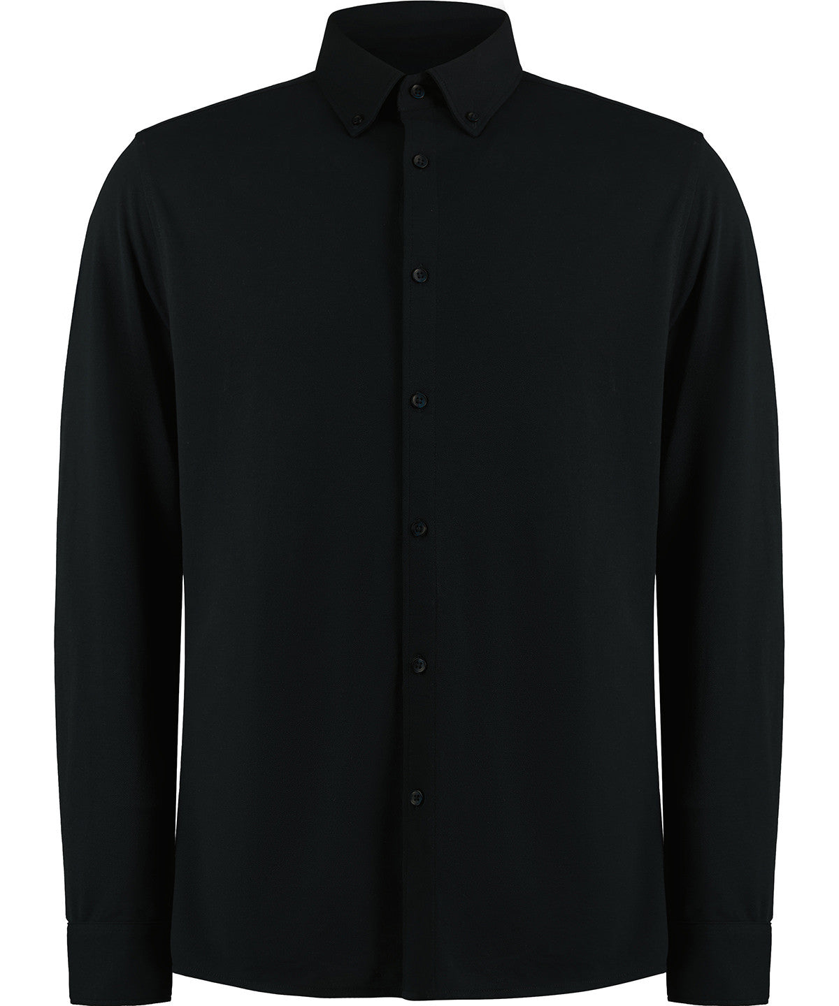 Long Sleeve Superwash Pique Shirt | BLACK