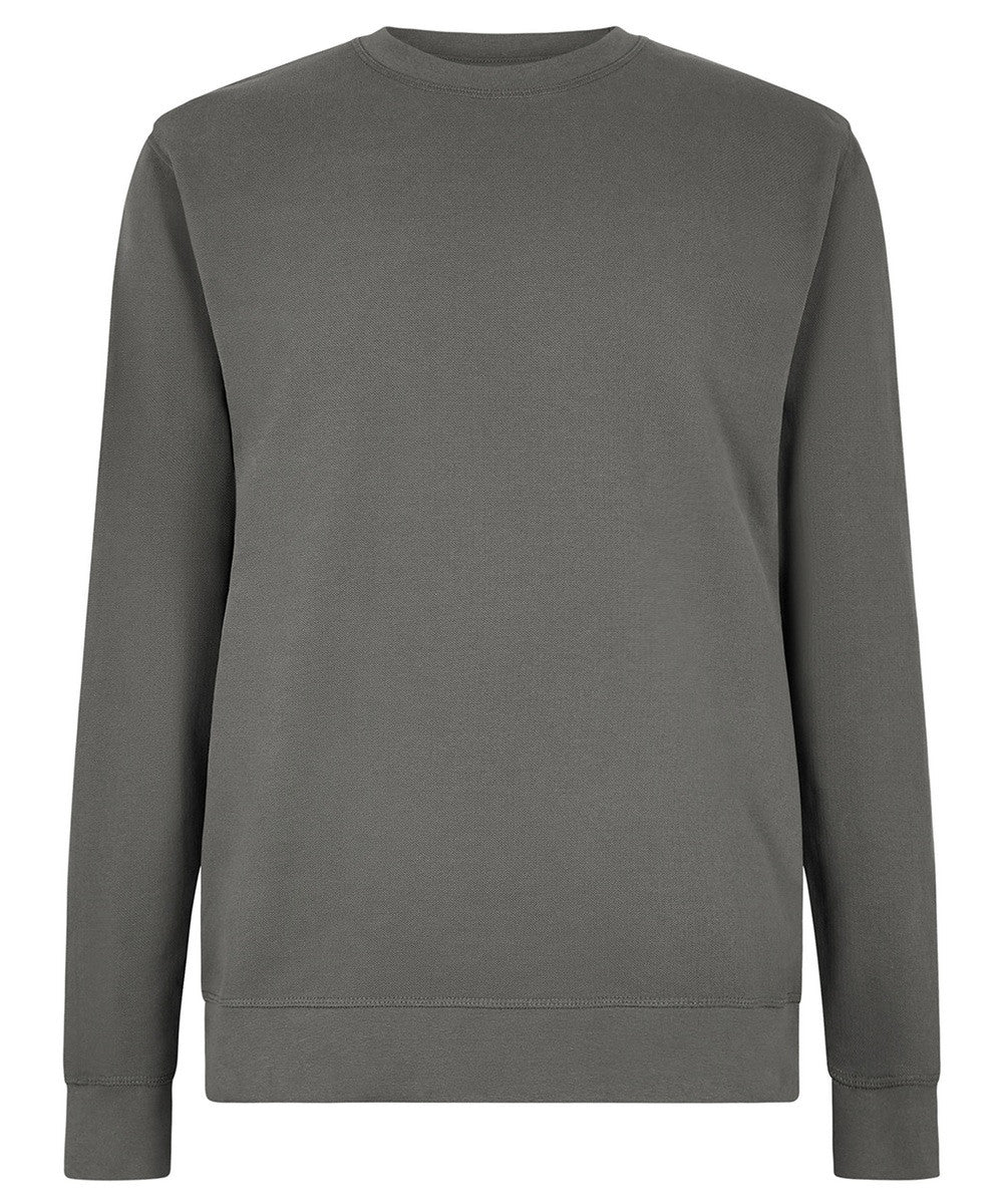 Regular Fit Pique Sweatshirt | DARK GREY