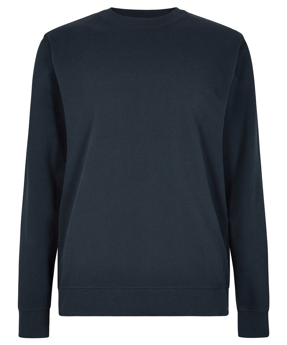 Regular Fit Pique Sweatshirt | NAVY