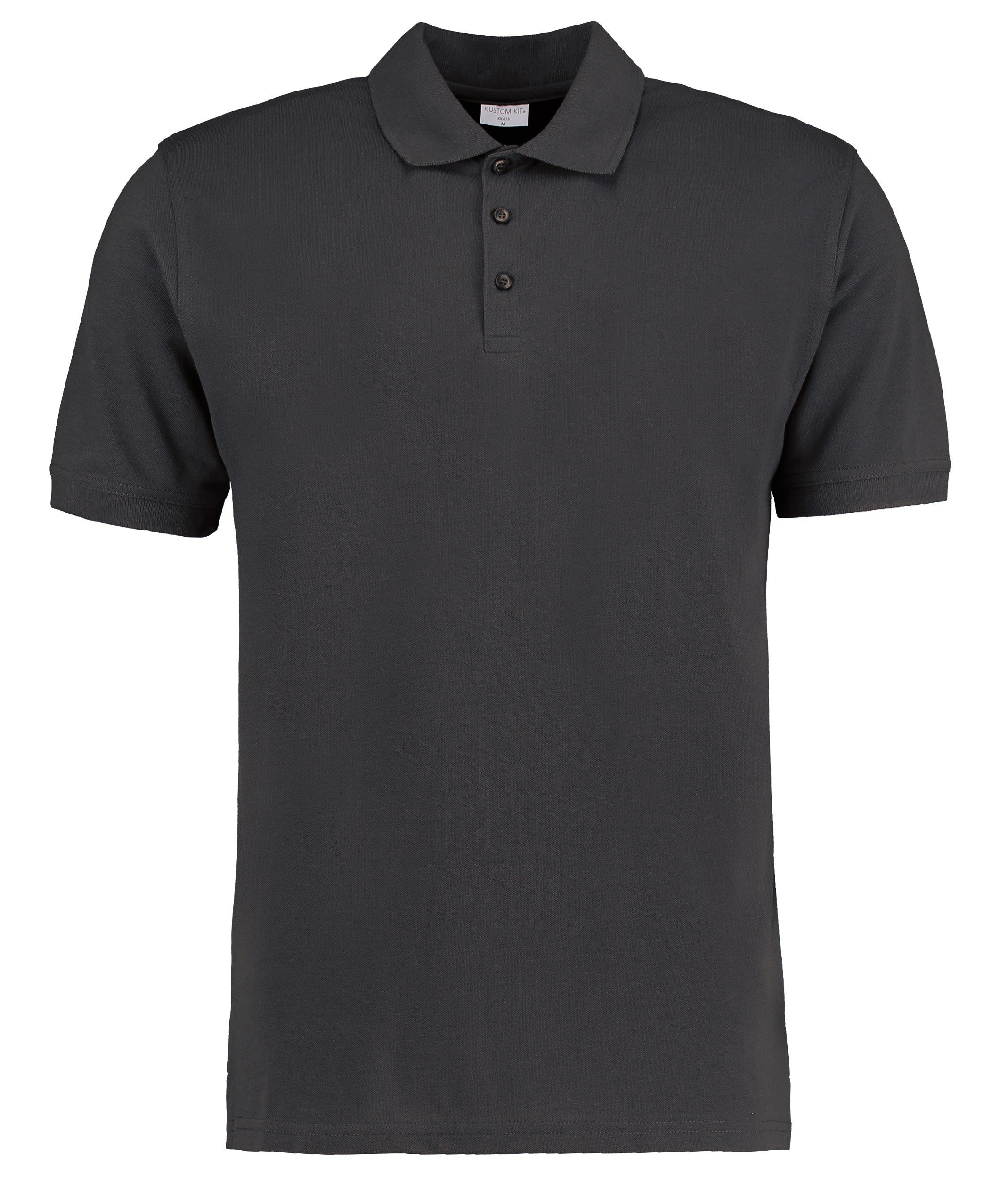 Klassic Slim Fit Polo Short Sleeved Superwash 60c | GRAPHITE