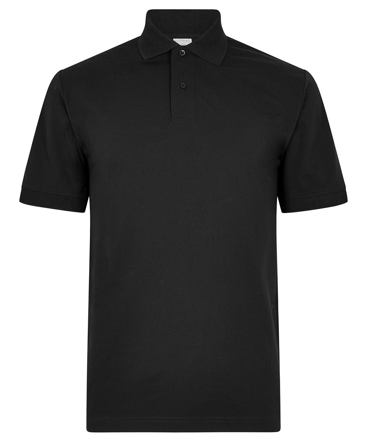 Regular fit recycled Superwash Polo | BLACK