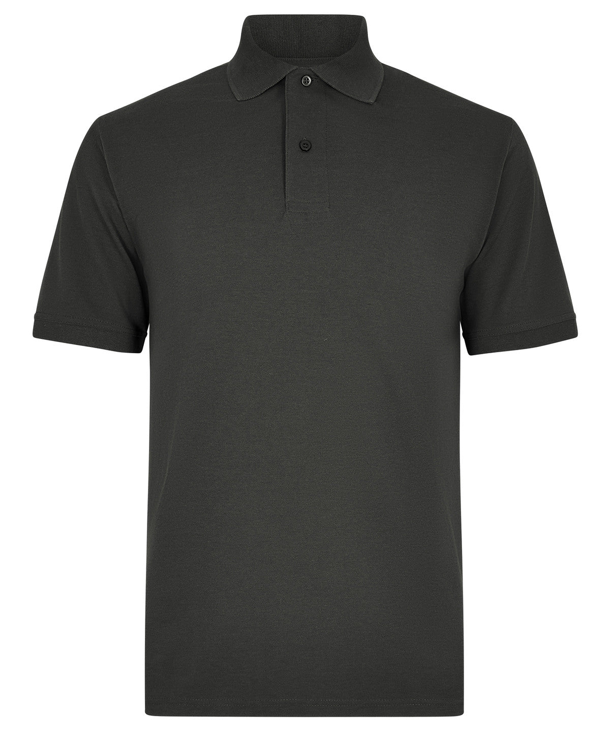 Regular fit recycled Superwash Polo | CHARCOAL