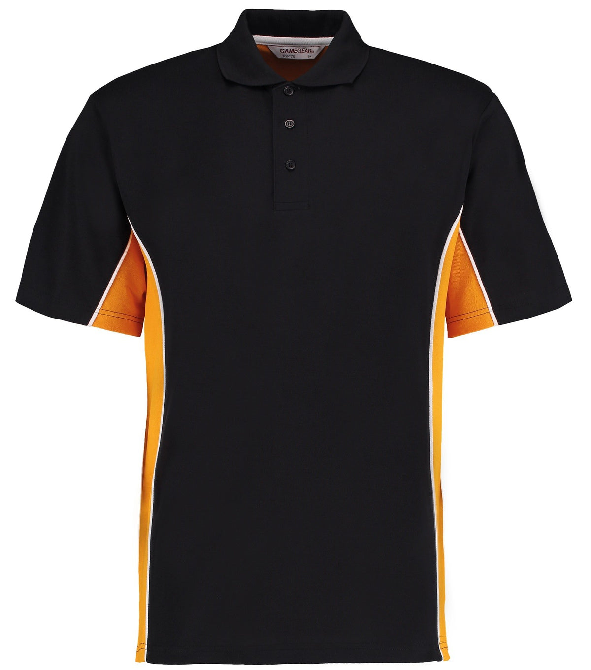 Gamegear Track Polo | BLACK/GOLD/WHITE