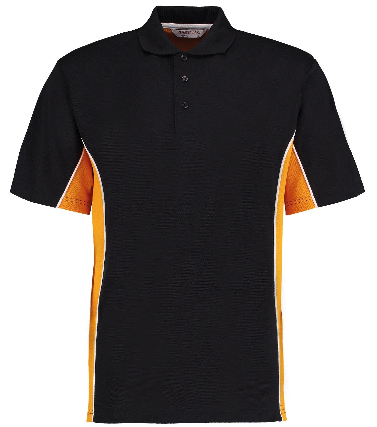 Gamegear Track Polo | BLACK/GOLD/WHITE