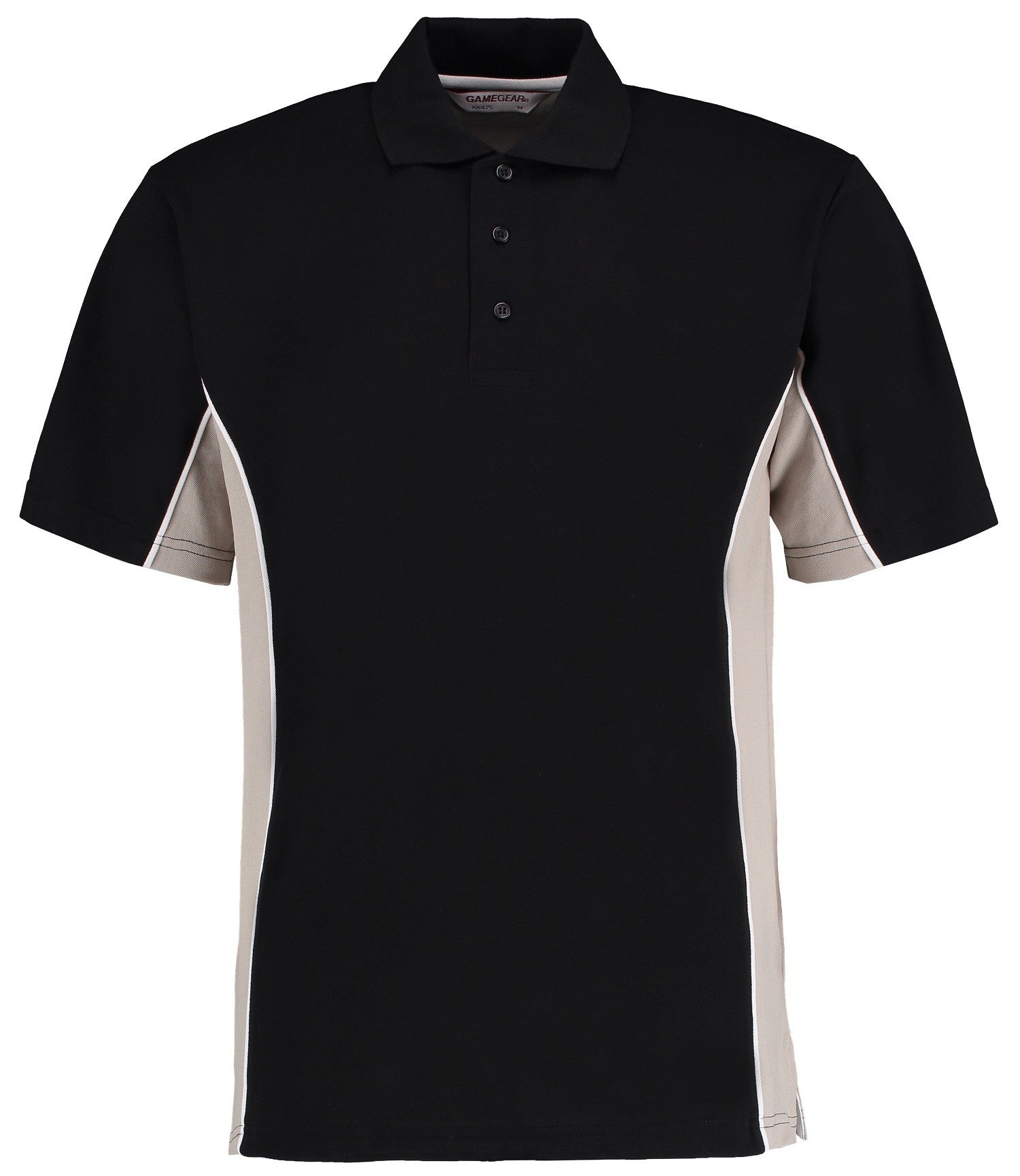 Gamegear Track Polo | BLACK/GREY/WHITE