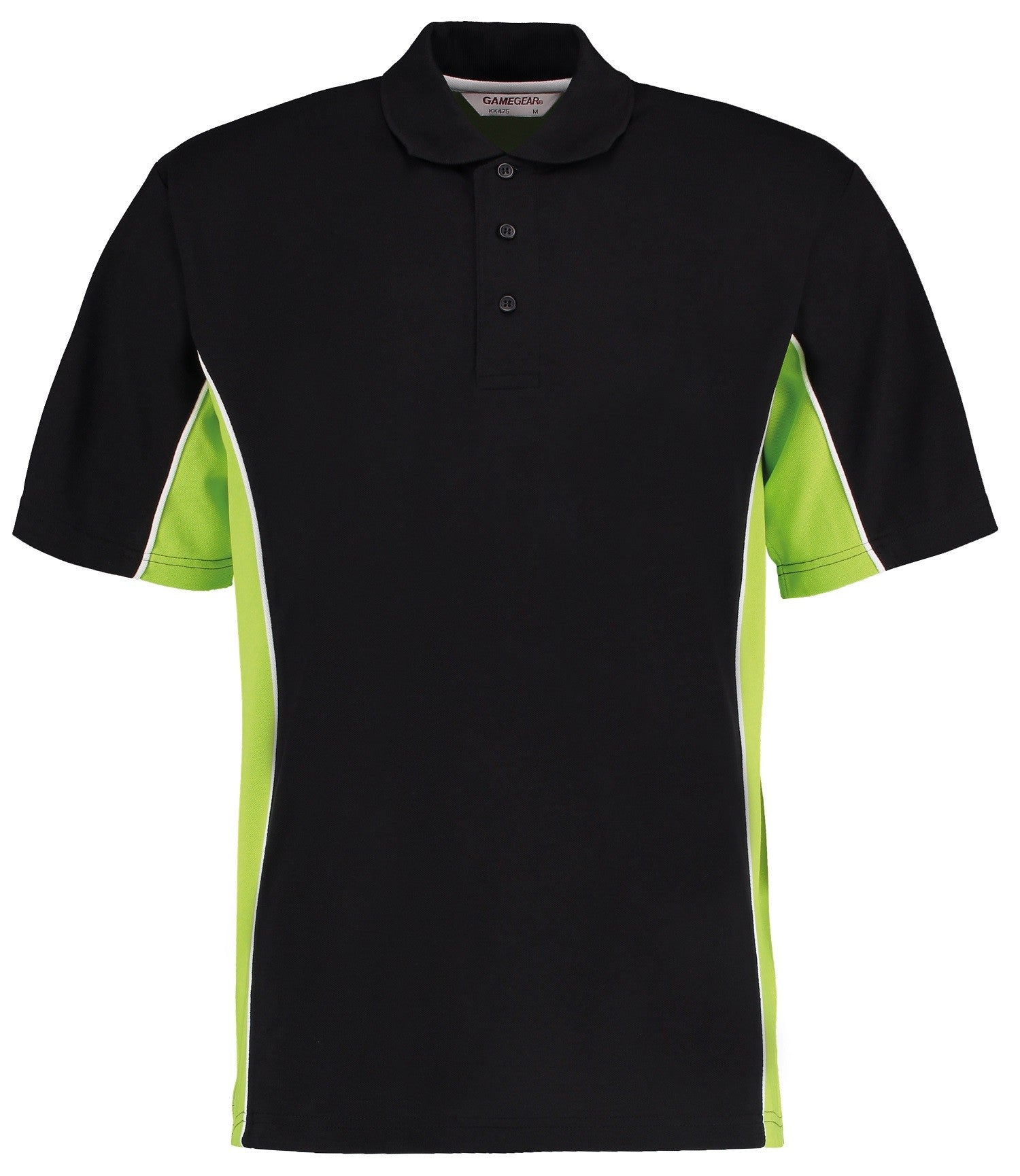 Gamegear Track Polo | BLACK/LIME/WHITE