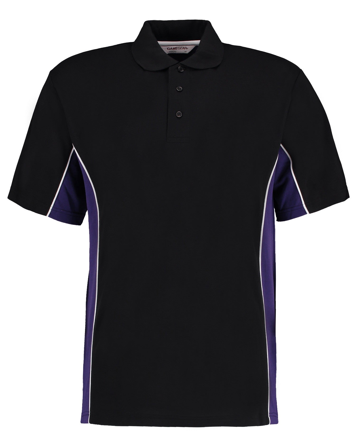Gamegear Track Polo | BLACK/PURPLE/WHITE