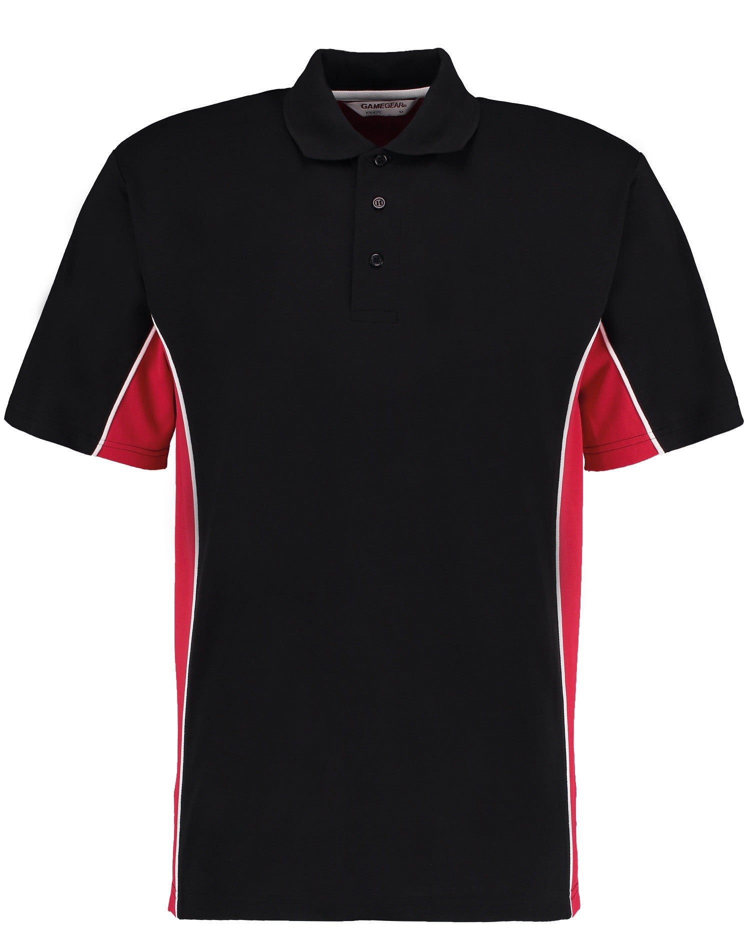 Gamegear Track Polo | BLACK/RED/WHITE
