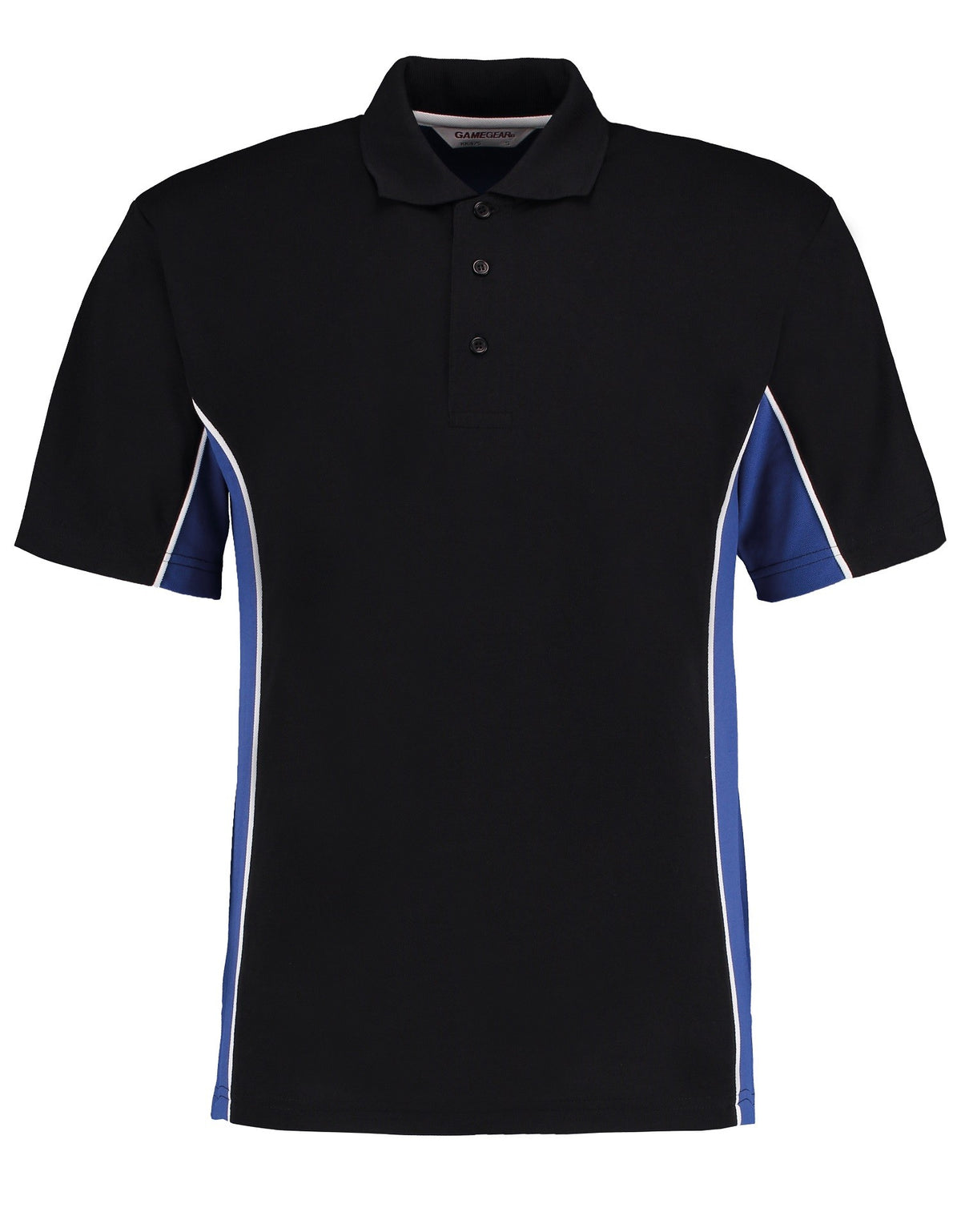 Gamegear Track Polo | BLACK/ROYAL/WHITE