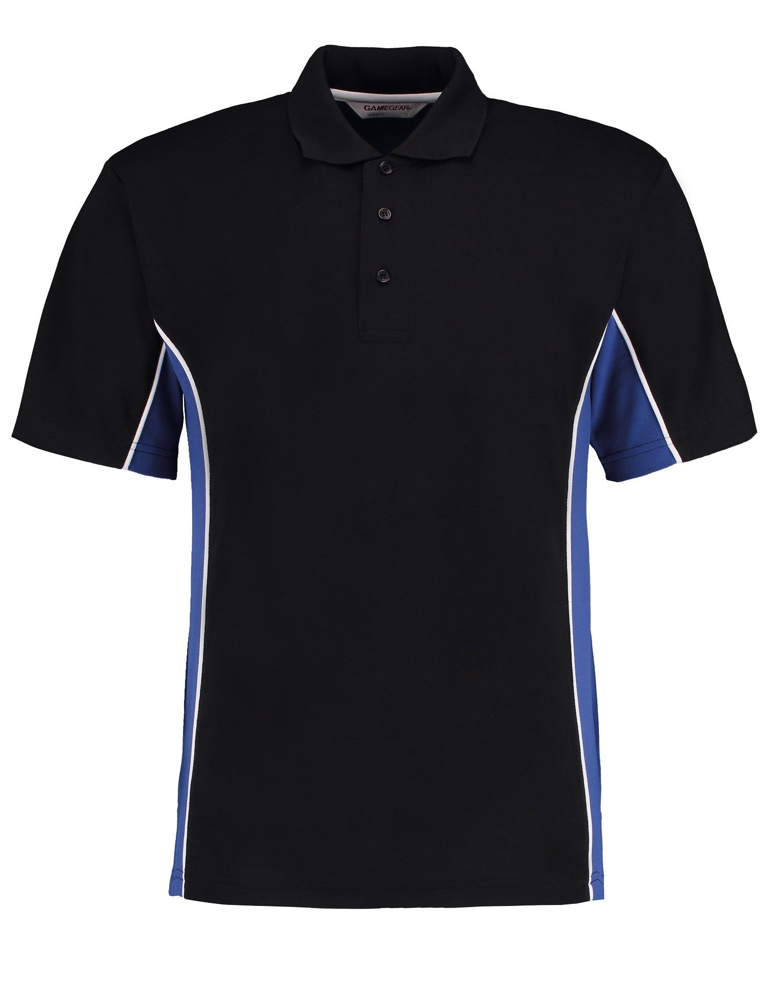 Gamegear Track Polo | BLACK/ROYAL/WHITE