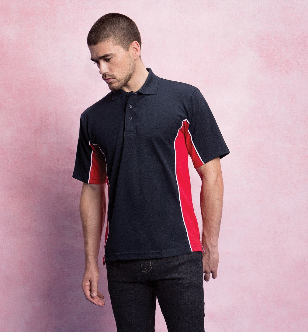 Gamegear Track Polo | BLACK/ORANGE/WHITE