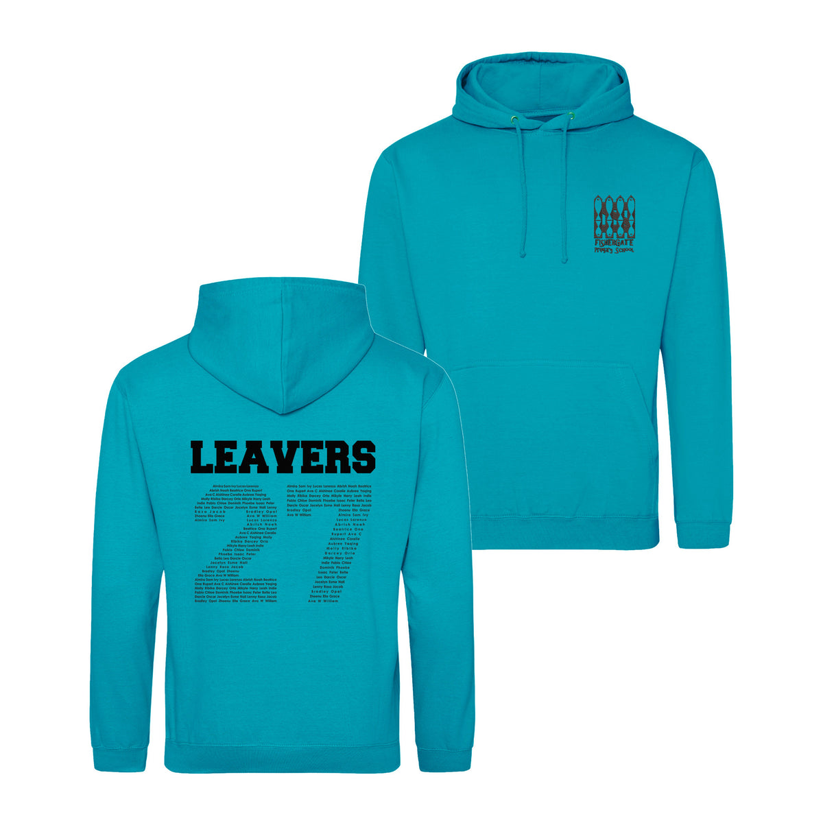 Fishergate School Leavers Hoodie | LAGOON BLUE