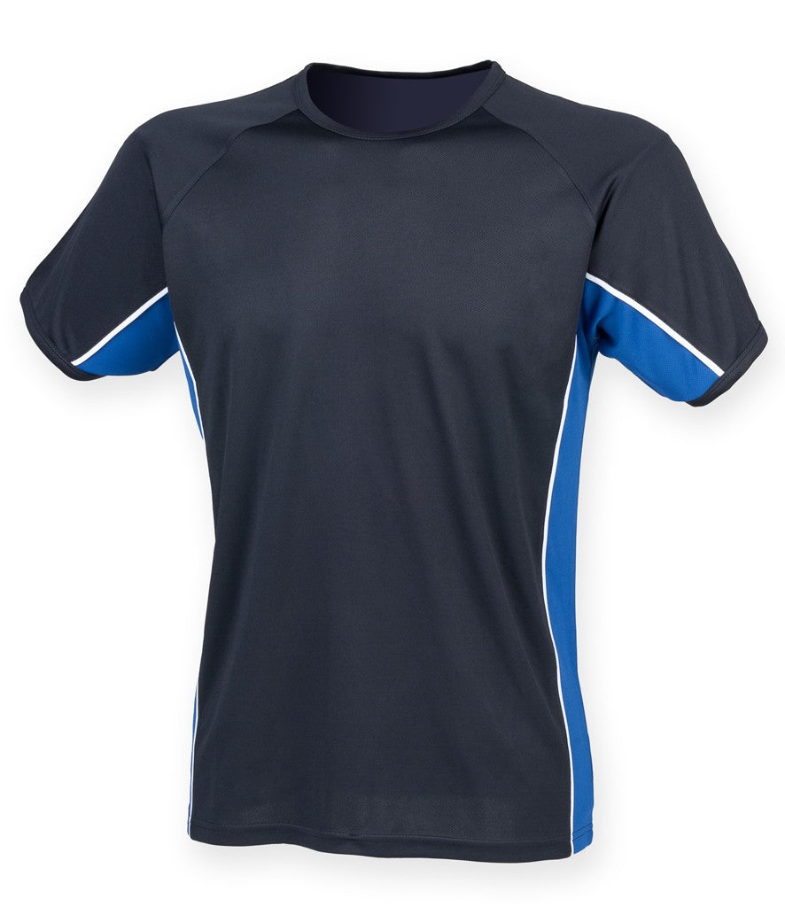 Performance Panel T-Shirt | NAVY/ROYAL/WHITE
